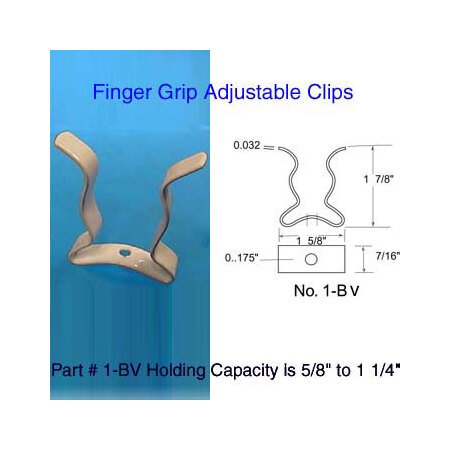 Heavy-Duty Finger Grip Adjustable Clips - Image 1