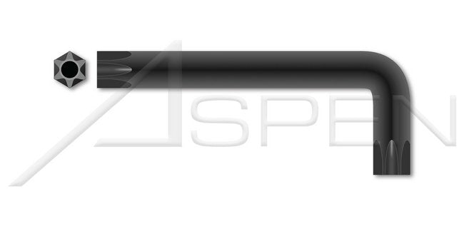 Drilled Both Ends Tamper-Resistant 6 Lobe Torx® Pin Drive Short Arm Key - Image 1