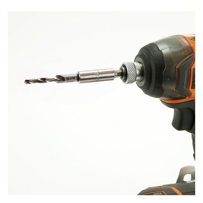 Klein® 10-32 Drill Tap with 1/4" Hex Shank - Image 2