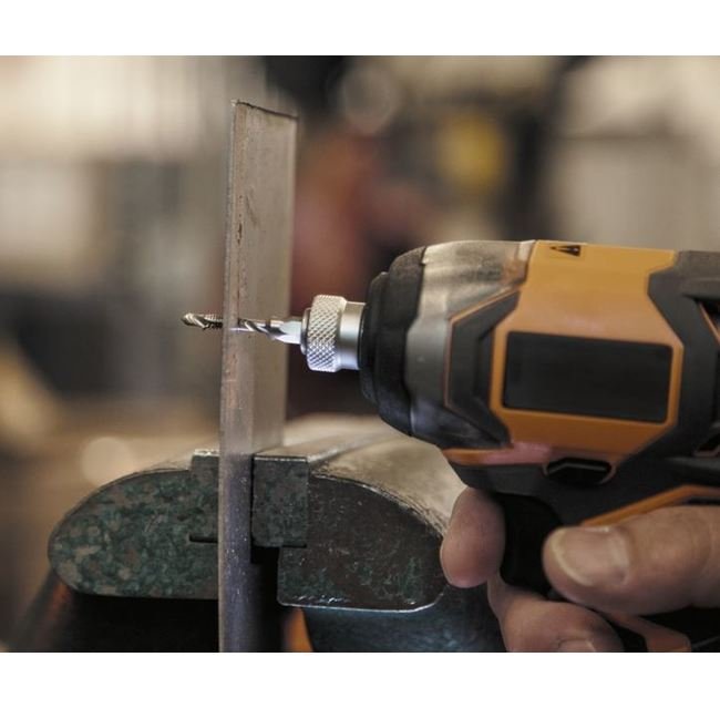 Klein® 10-32 Drill Tap with 1/4" Hex Shank - Image 3