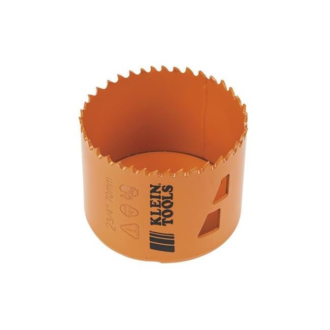 Klein® 2-3/4 in. Heavy-Duty Bi-Metal Hole Saw for Steel Cutting - Image 1