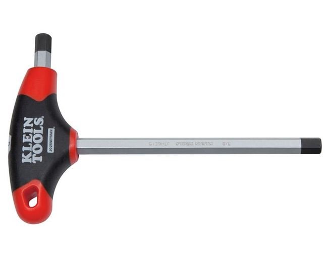 Klein Journeyman T-Handle Hex-Key Wrench, 3/16 in. Hex Size, 4 in. Blade Length - Image 1