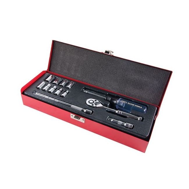Klein® 1/4" Drive 6-Point Socket Wrench Set - Image 2