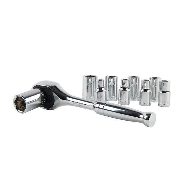 Klein® 1/4" Drive 6-Point Socket Wrench Set - Image 3