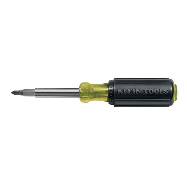 Klein 10-in-1 Multi-Bit Screwdriver/Nut Driver - 3 in. Shank, 7-3/4 in. Length - Image 1