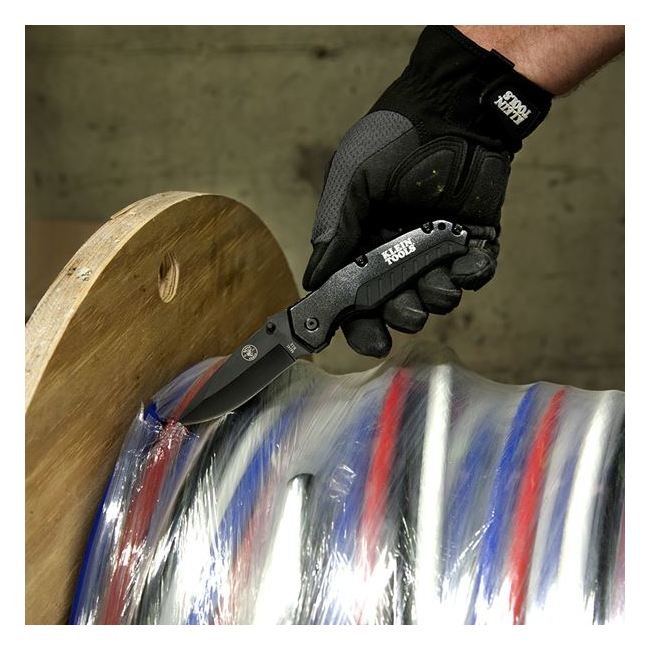 Klein® 8-13/64 in. Stainless Steel Drop-Point Blade Pocket Knife - Image 6