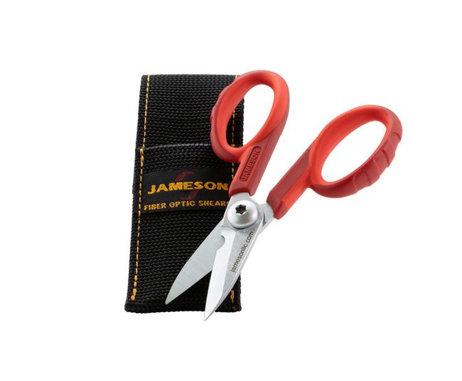 Professional Fiber Optic Shears with High Carbon Stainless Steel Blades - Image 1