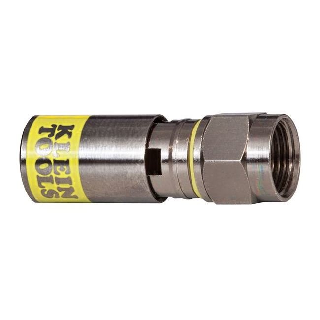 Klein® F Compression Coaxial Cable Connectors (Pack of 10) - Image 1