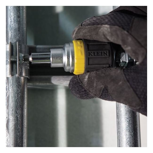 Klein® 6-in-1 Stubby Screwdriver with Cushion-Grip Handle - Image 5