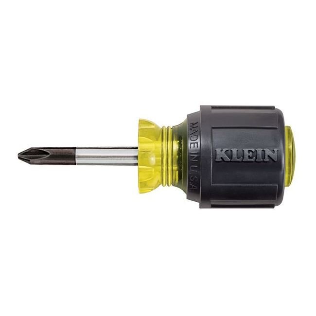 #2 Stubby Phillips Cushion-Grip Screwdriver - 1-1/2 in. Shank - Image 1