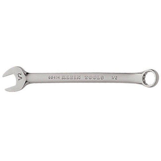 Klein® Tools 1/2 in. Combination Wrench - Alloy Steel, Nickel Chrome Plated - Image 1