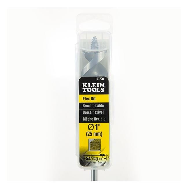 Klein 54-Inch Flexible Auger Drill Bit - 1-Inch Diameter - Image 2