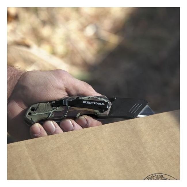 Klein® Folding Utility Knife with Real tree Xtra Camo Design - Image 6