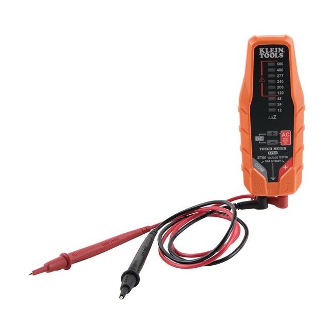 Klein Solid-State AC/DC Voltage Tester - LED Display, CAT IV 600V, No Batteries Required - Image 3