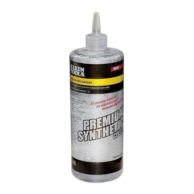 Klein® 0.9 L Premium Synthetic Clear Lubricant for Wire and Cable Pulling - Image 1