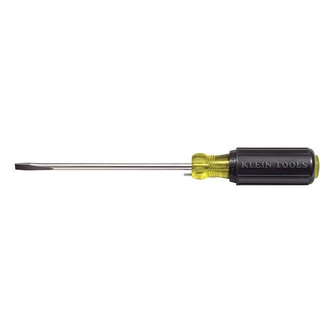 Klein 6-Inch Wire Bending Cabinet Tip Screwdriver - Image 1