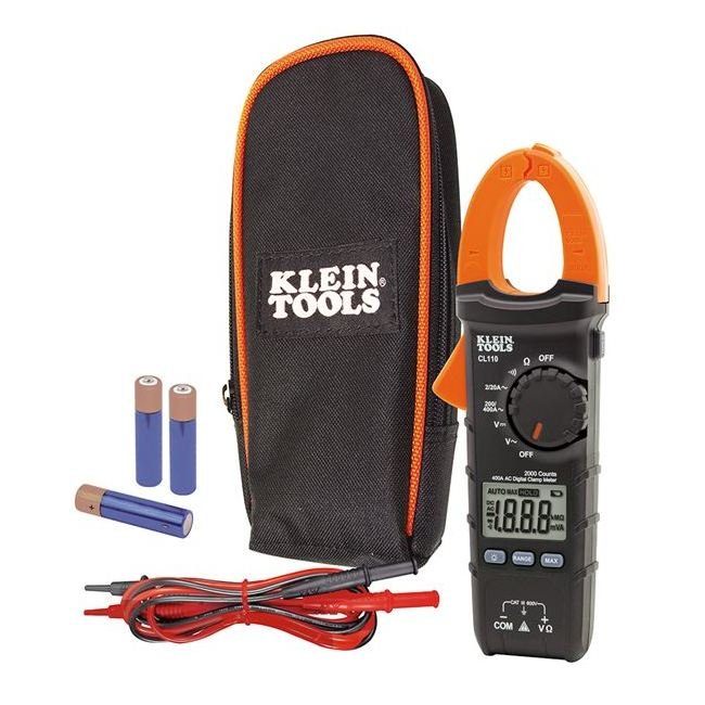 Klein® 400A Auto-Ranging Digital Clamp Meter for AC - Image 2