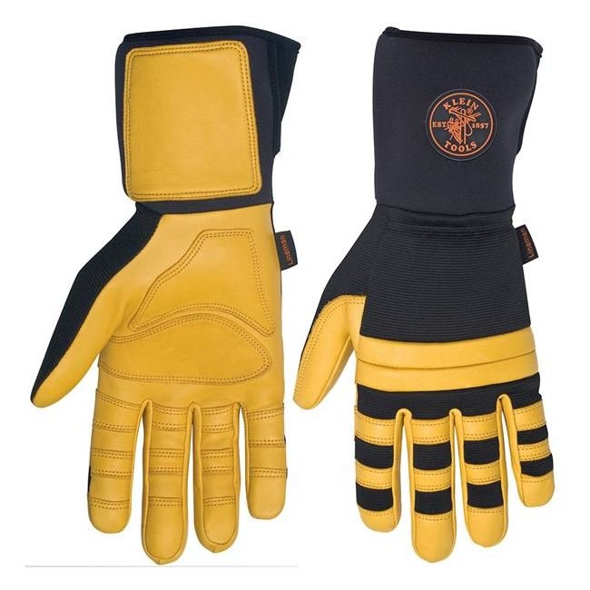 Klein® XXL Lineman Work Glove with Leather and Neoprene Cuffs - Image 1