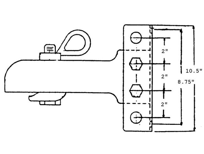 Adjustable Forged Coupler Assy 1-7/8" and 2" - Image 2