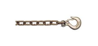 1/4" Trailer Safety Chains with Clevis Hook - Image 1