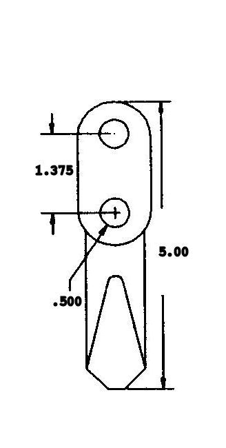 Heavy Duty Black Tow Hooks - Pair - Image 2