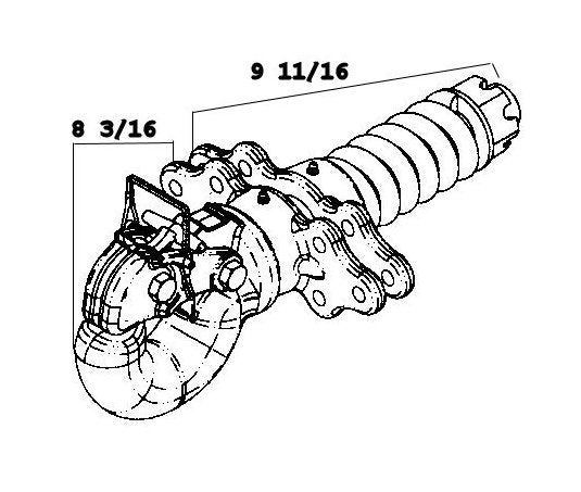 Heavy-Duty Swivel Pintle Hook 25 Ton with Spring Cushion - Image 2