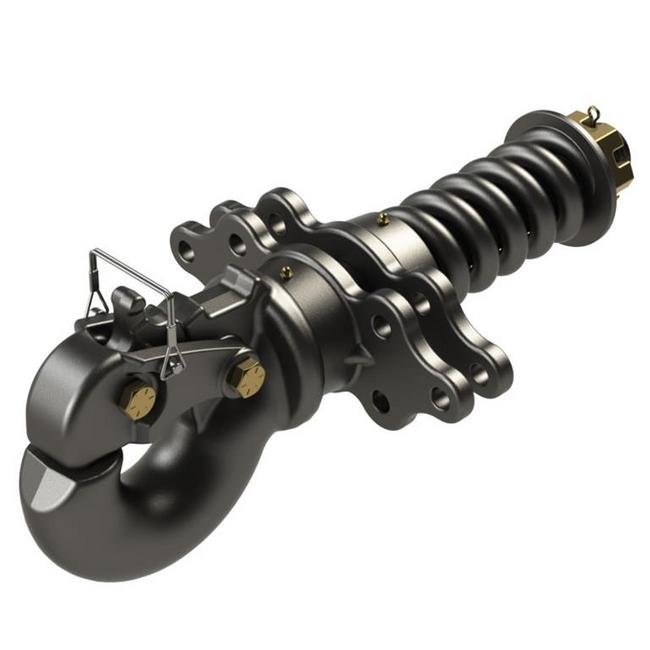 Heavy-Duty Swivel Pintle Hook 25 Ton with Spring Cushion - Image 1
