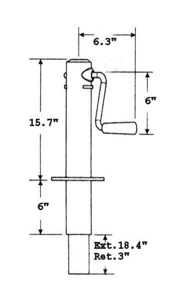 Heavy-Duty Side Wind A-Frame Jack - Image 2