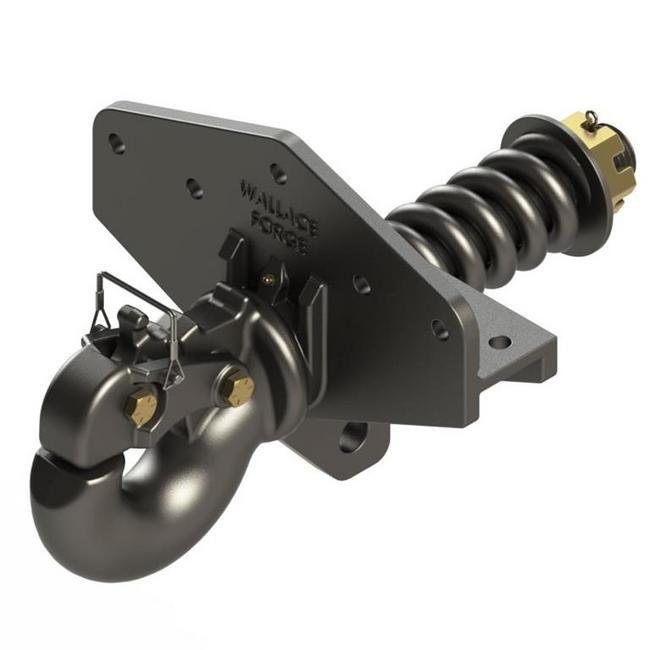 25 Ton Swivel-Type Pintle Hook with Spring Cushion - Image 1