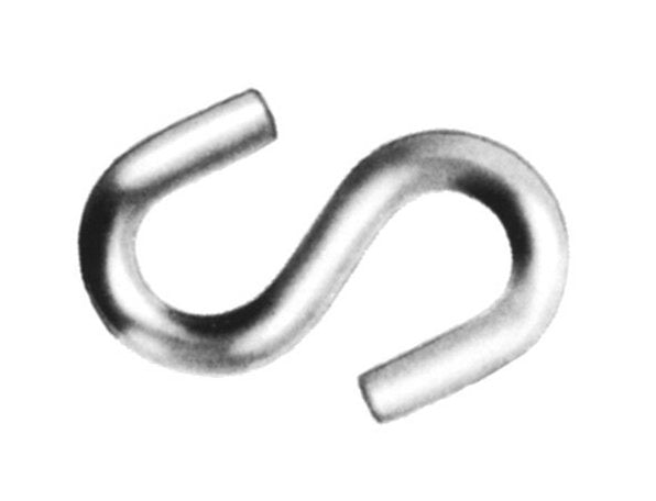 Heavy Duty Open S Hooks for Towing, 3 Inch, .306 Inch Wire Diameter - Image 1