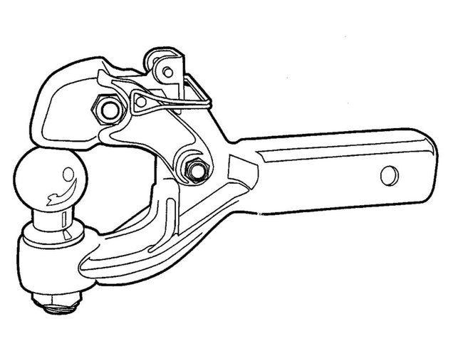 Heavy-Duty Dual Receiver with Double Locking Latch - Image 1