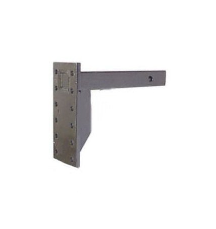 Heavy-Duty Adjustable Pintle Hook Adapter for 2-Inch Tow Bars - Image 1