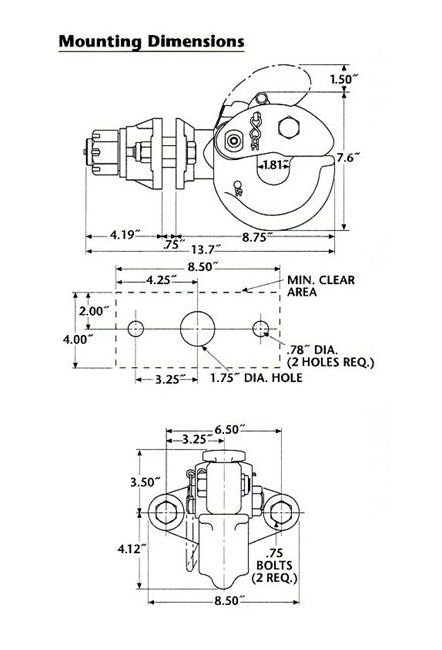 Heavy-Duty Swivel Pintle Hook for Towing - Image 3