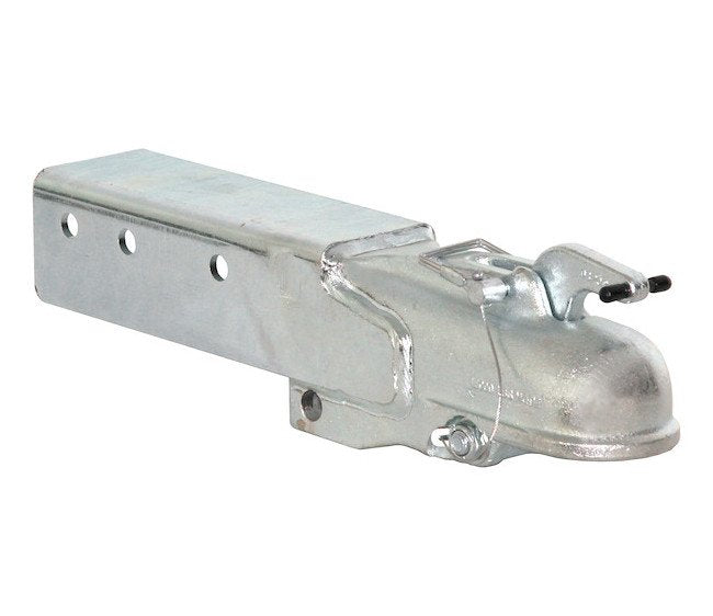 Heavy Duty 2-5/16" Ball Coupler with 3" Channel, Zinc Plated - Image 1