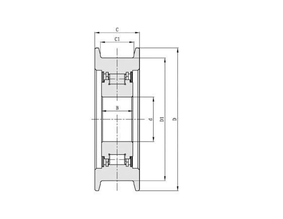Chain Pulley Cylindrical Roller Bearings - Image 2