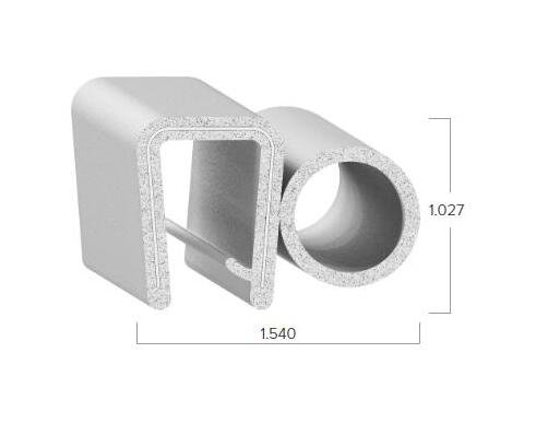 Uni-Grip 1.540"x1.027" PVC Rubber Trim Seal - Image 2