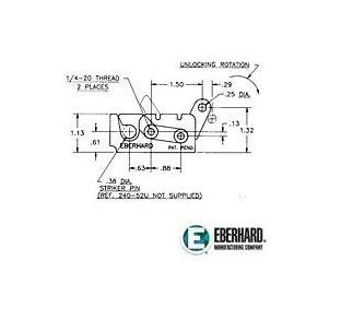Mini Rotary Latch - Right Hand - Image 2