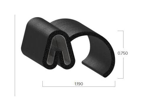 Uni-Grip 1.190" Truck Cap Rubber Flap Seal - Image 2