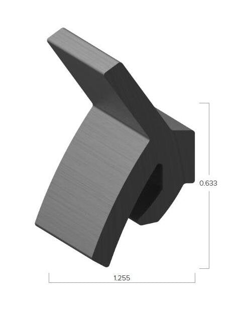 Uni-Grip 1.255" x 0.633" Truck Cap Rubber Flap Seal - Image 2
