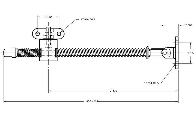 Heavy-Duty 11-Inch Door Check Arm for Trucks - Image 2