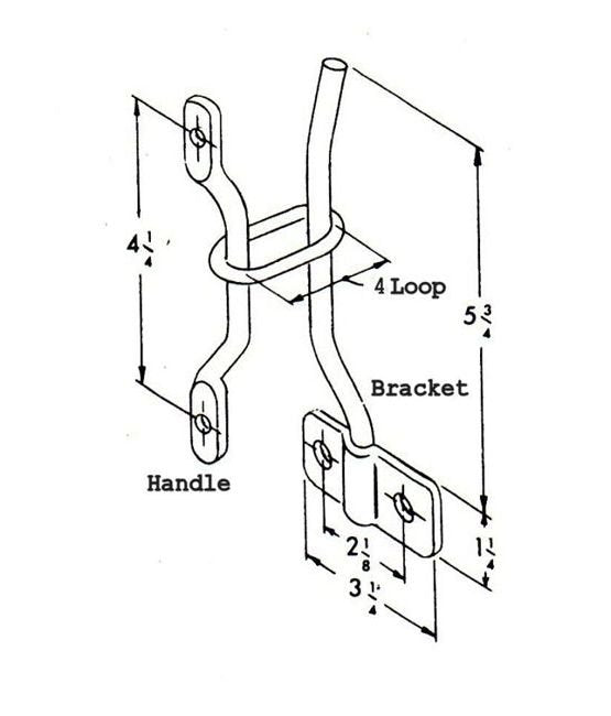 Heavy-Duty Door Holder with 4" Loop for Trucks & Trailers - Image 2