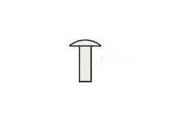 Solid Aluminum Bucking Rivets - 1/4" x 3/4" (1 lb/box) - Image 1