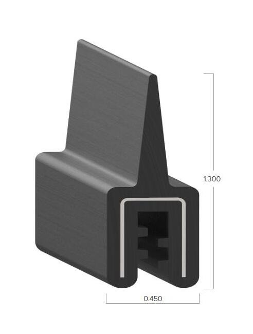 Uni-Grip 0.450x1.300 Truck Cap Rubber Flap Seal - Image 2
