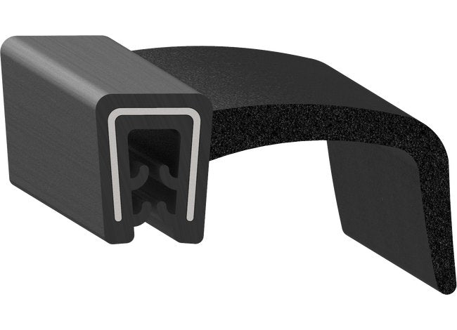 Uni-Grip 1.325" x 0.700" Truck Cap Rubber Flap Seal - Image 1
