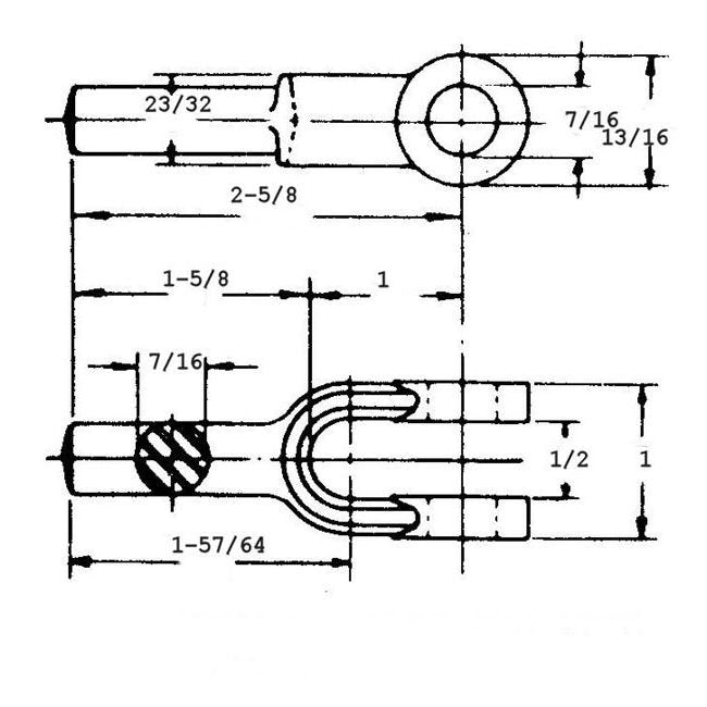 Heavy-Duty Plain Yoke Ends 1/2 Inch - Image 2