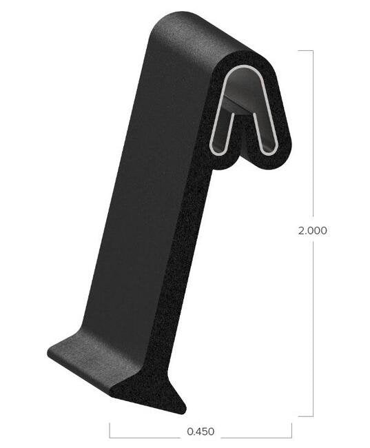 Uni-Grip 0.450" x 2.000" Truck Cap and Rubber Flap Seal - Image 2