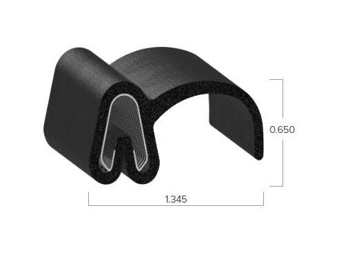 Uni-Grip 1.345" Width Truck Cap Rubber Flap Seal - Image 2
