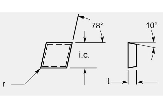 Ultra Fine Tungsten Carbide Turning Blank, i.c. 0.645 / 0.651 in - Image 1