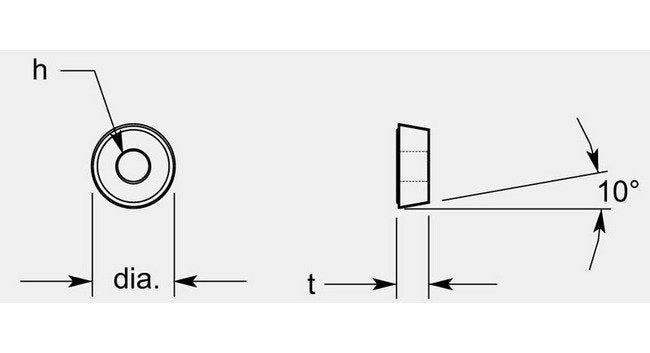 Premium Round Positive Turning Blank with Hole, 0.129/0.135 in Thickness - Image 1