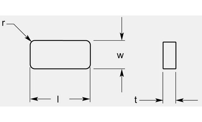 Ultra-Met® Railroad Heavy Turning Blank - Thickness: 0.765 / 0.775 in - Image 1
